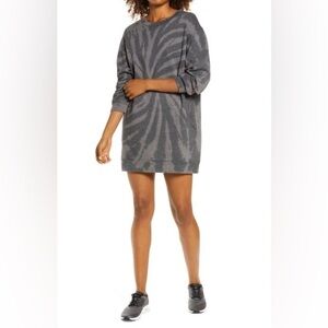 Zella Cali Tie Dye Sweatshirt Dress Size Small